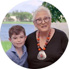 Ina and her grandson